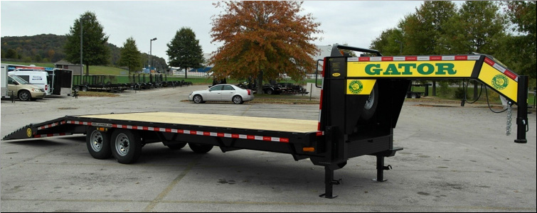 Gooseneck flat bed trailer for sale14k  Halifax County, North Carolina